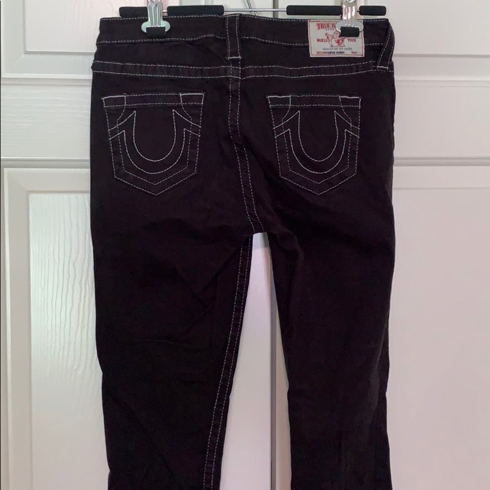 True Religion Black Skinny